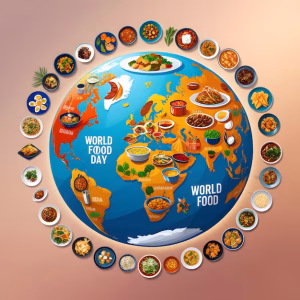 A picture of different cuisine around the world