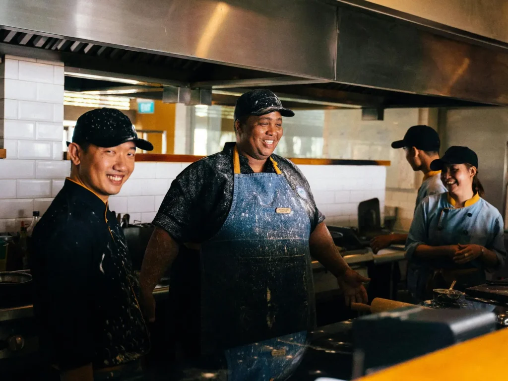 To showcase the behind the scene of a kitchen
